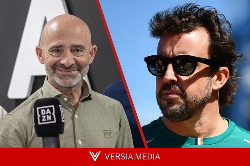 El nuevo truco de Fernando Alonso para vengarse de Antonio Lobato: ignorar los micrófonos de DAZN cuando los ve