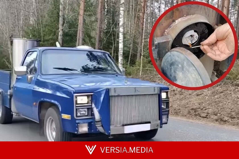 “Consume entre 35 kg y 40 kg de astillas de madera por cada 100 km”: hace 100.000 km modificó su coche para funcionar con leña. No ha vuelto a echar gasolina