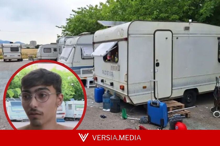 José, padre de un bebé de cuatro meses, vive en una caravana en Mallorca: “Hoy no te puedes permitir un alquiler. Menos, siendo joven”