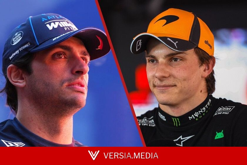 Oscar Piastri se√±ala a Carlos Sainz: 