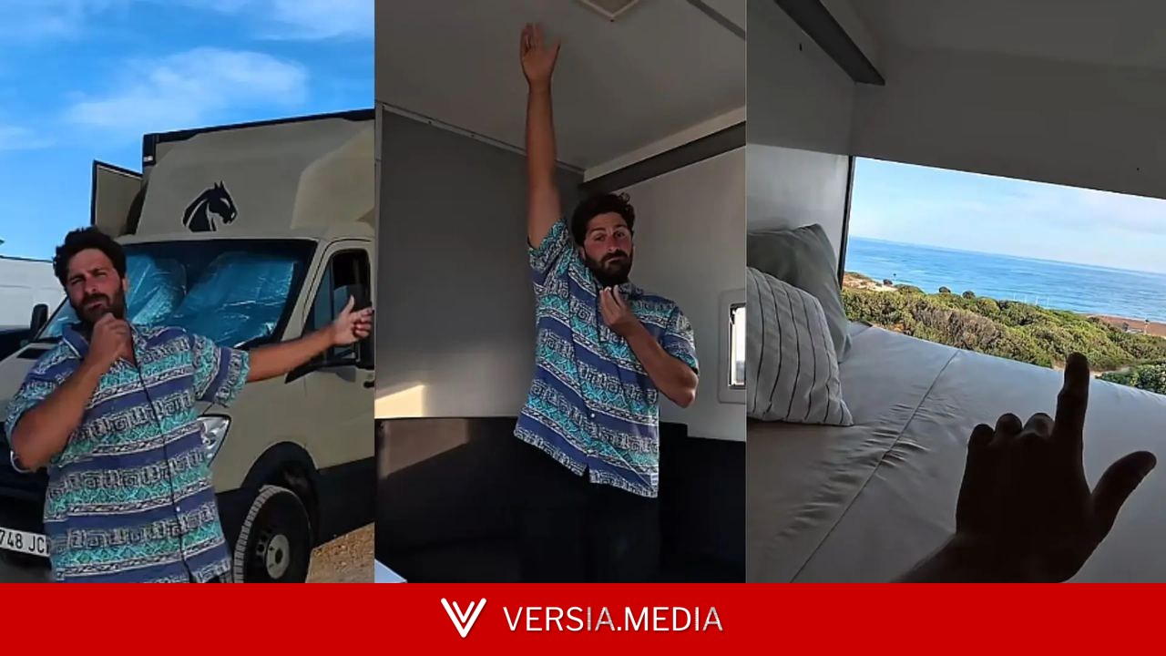 José Antonio vive en un camión camperizado de 12 m²: