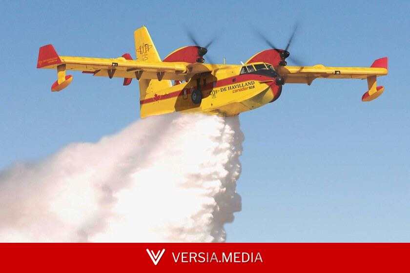 Solo 7 de los 14 hidroaviones que tiene España para apagar fuegos están operativos. El Gobierno pide “dosificar” su uso