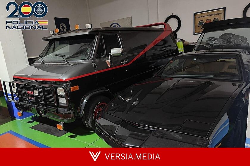 El 'Coche Fantástico' y la furgoneta del Equipo A, las joyas sobre ruedas incautadas a los narcos de la Operación Tijuana