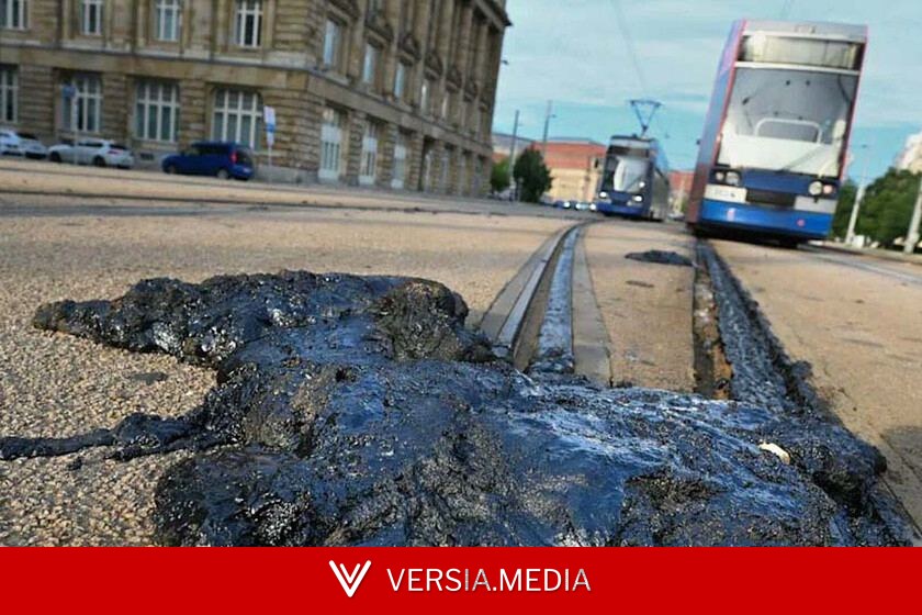 Las temperaturas extremas est√°n dejando fuera de juego al transporte en Europa: hace tanto calor que las v√≠as de tren y las autopistas se derriten
