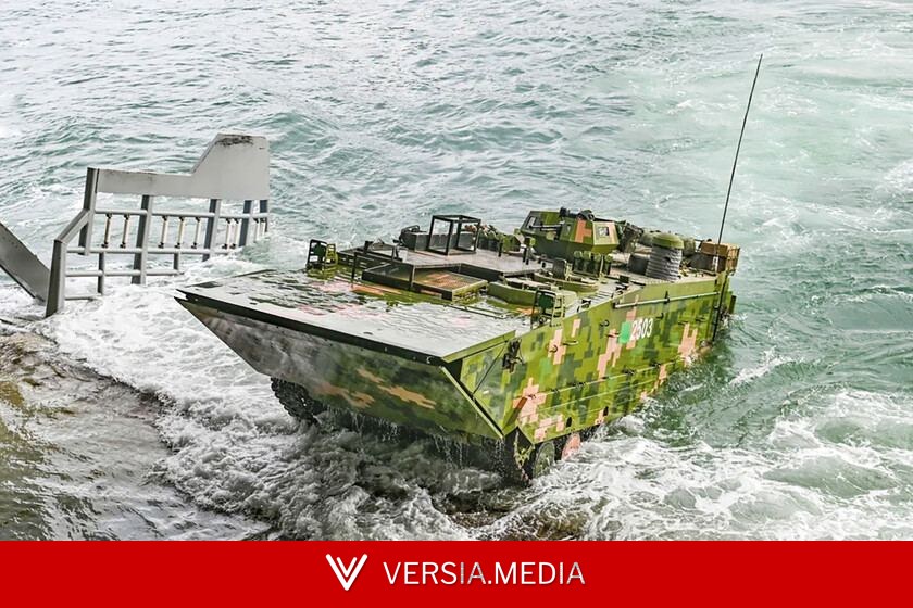 El nuevo coloso militar de China no es ni barco ni todoterreno, es un tanque-lancha imparable