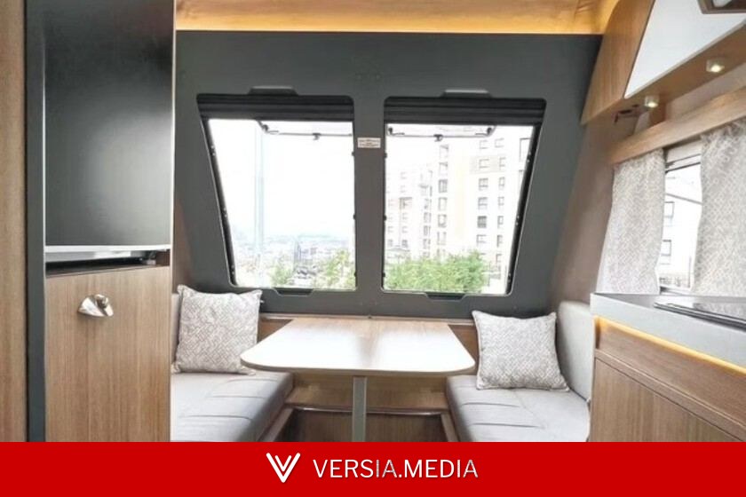 Es más pequeña que un minipiso en Madrid pero cuesta 10 veces menos. Es la caravana ideal para escapadas de tres personas