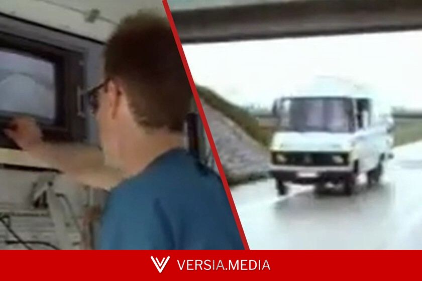 Ni Tesla ni Google: el primer coche autónomo de la historia fue una furgoneta blanca de reparto Mercedes en 1986