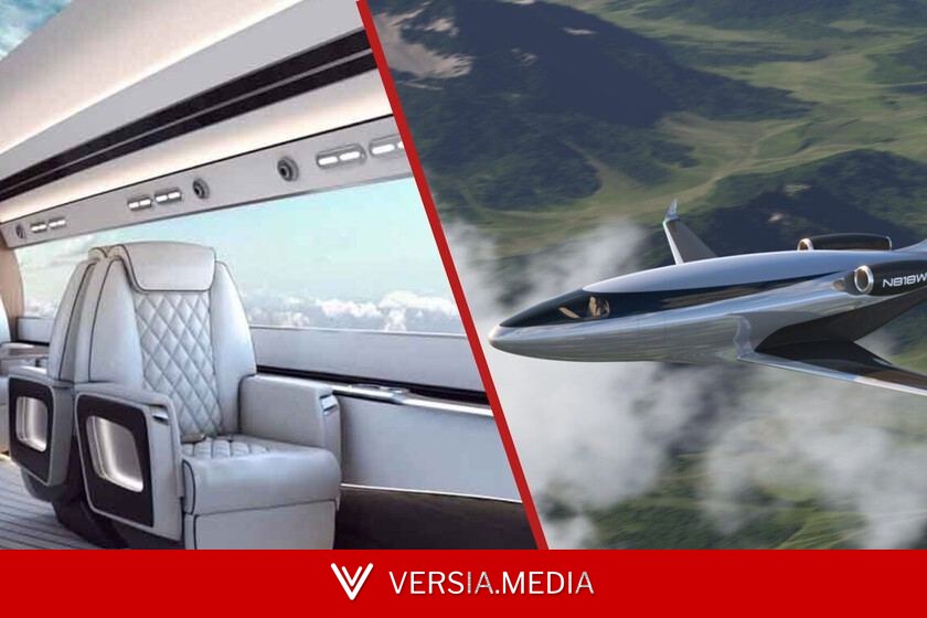 Una aeronáutica quiere romper moldes como hizo Tesla: adiós a las ventanas para los pasajeros, hola a las pantallas inmersivas