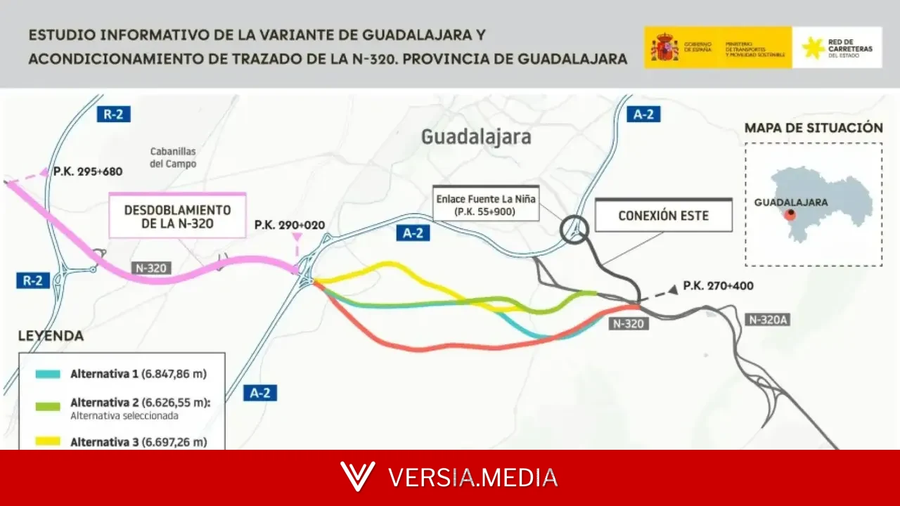 Óscar Puente sobre la variante de Guadalajara y el acondicionamiento de la N-320: