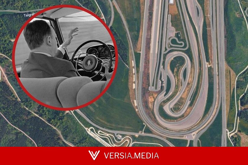 La 'Curva de la Muerte' que se ve desde el espacio: la obra de ingeniería con la que Mercedes desafió a la física hace 60 años